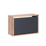 Hanah Home SHC-110-TA-1 Zapatero con diseño elegante en Nogal Claro y Antracita, 60x42x30 cm